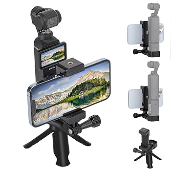 【良品】OSMO POCKET スマホブラケット付き Amazon | HAFOKO Osmo Pocket 3 スマホホルダー+Osmo Pocket 3